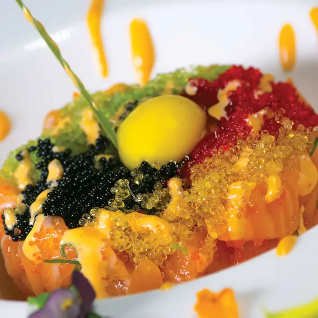 Salmon Tartare at TOMO Asian Fusion, Eastdale Village, Poughkeepsie NY