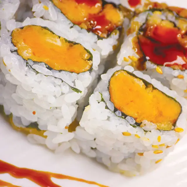 Fried Sweet Potato Roll at TOMO Asian Fusion, Eastdale Village, Poughkeepsie NY